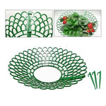 support fraisiers vert moderne grille géométrique opacité hauteur 4cm 26cm large
