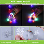 guirlande lumineuse noël multicolore flocons sapins père noël moderne télécommande led 100 ampoules 3m