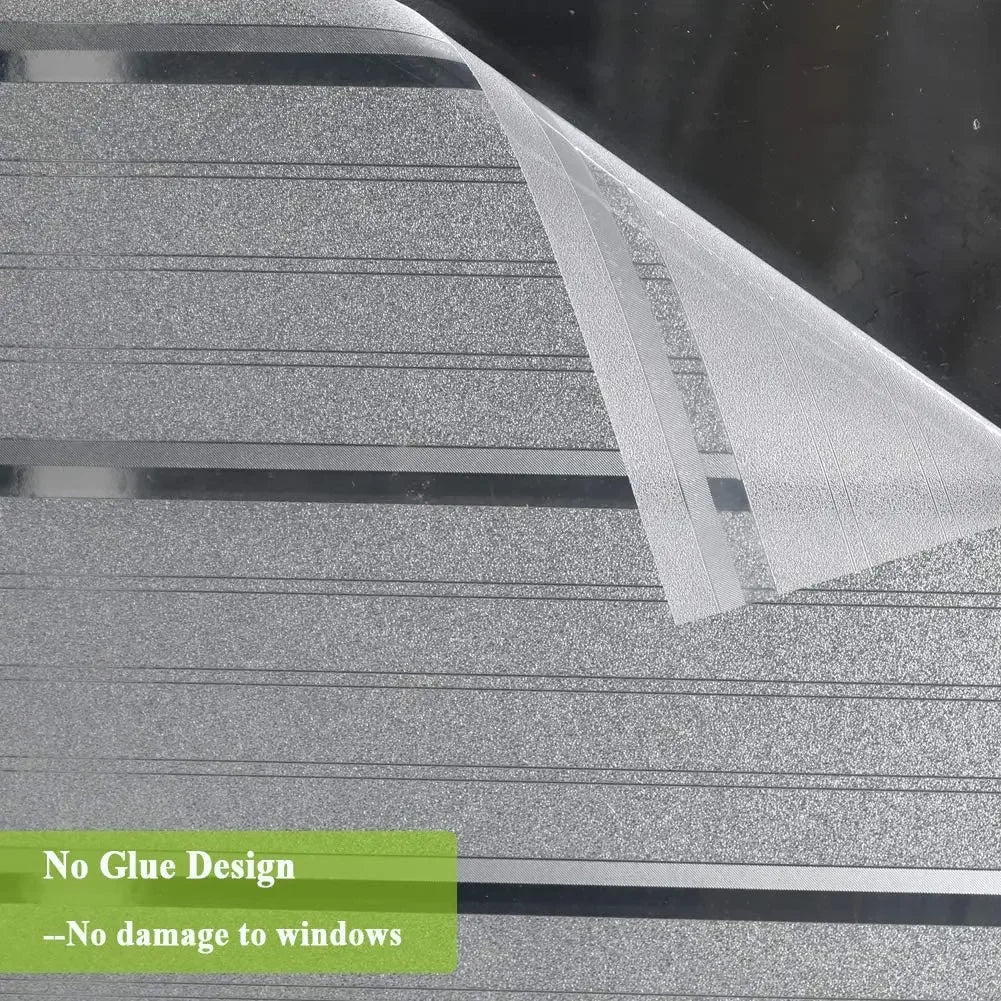 voile rayures horizontales gris clair adhésif isolation thermique protection uv moderne non transparent autoadhésif