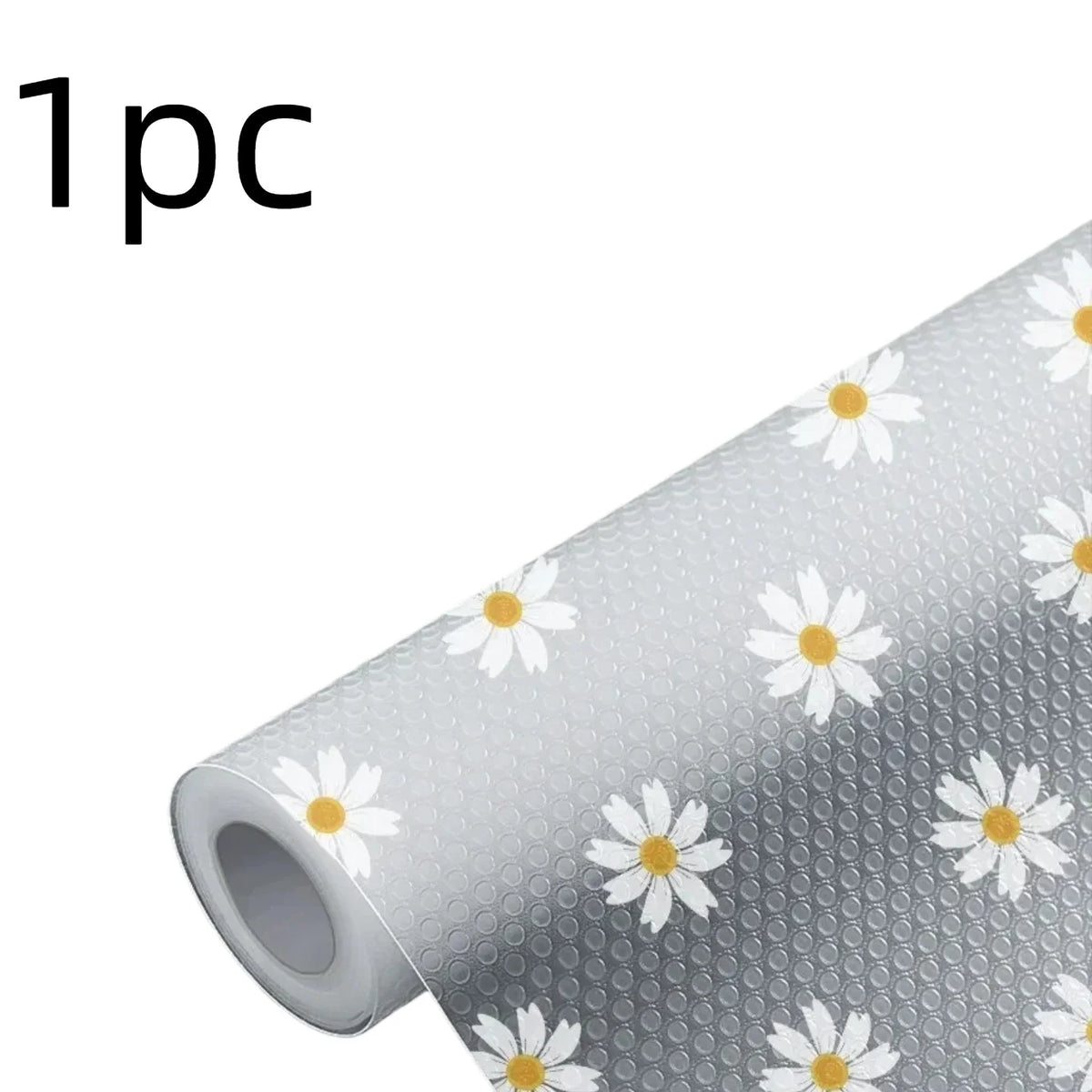 tapis protection meuble transparent jaune fleur adhésif moderne 100x30cm 150x30cm 200x30cm 200x45cm