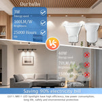 lot ampoules led spot gu11 gu4 blanc éclairage intérieur moderne maison