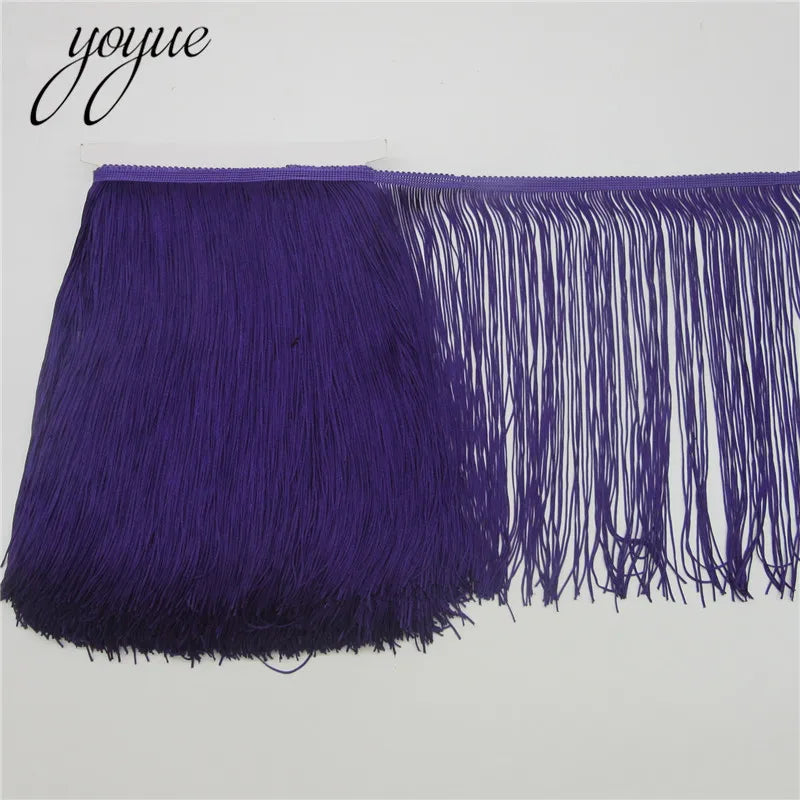 franges polyester dentelle rouge noir vert marron violet blanc rose moderne