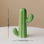 décoration intérieure cactus céramique vert moderne épines fleurs table ornement