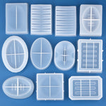 moules savon silicone blanc bleu rose moderne lignes horizontales verticales adhésif