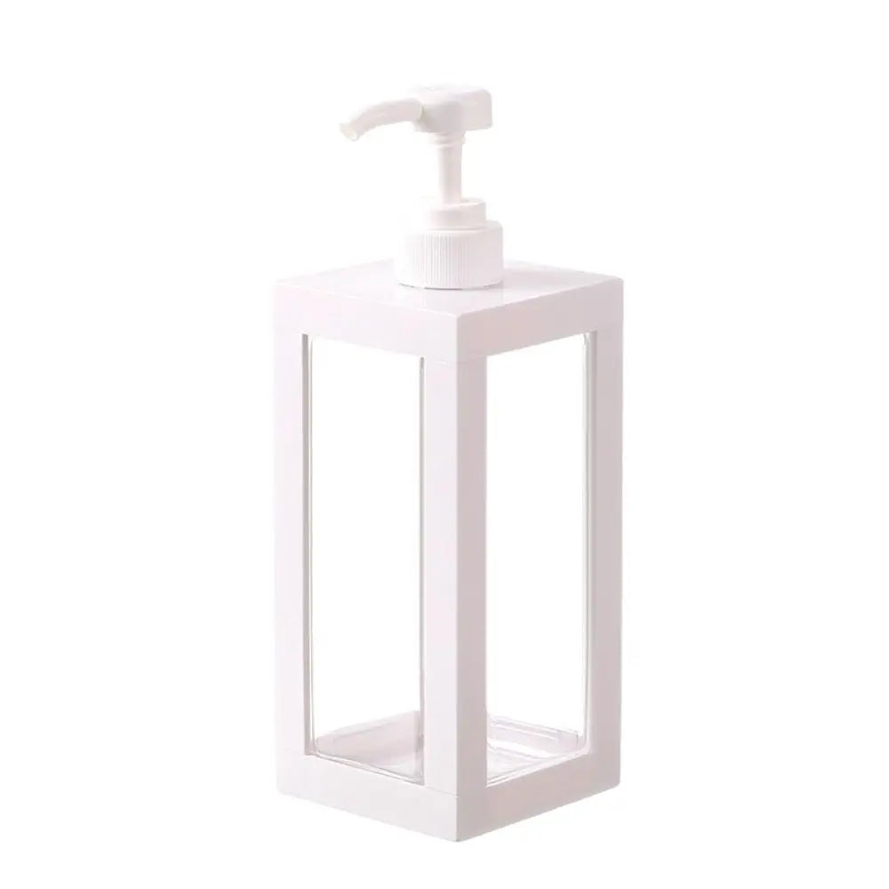 distributeur savon liquide orange noir blanc transparent moderne minimaliste 500ml 750ml 1000ml Pompe rechargeable