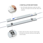 lampe led tactile blanche moderne adhésif sensor sans contact 5v 5w aluminium