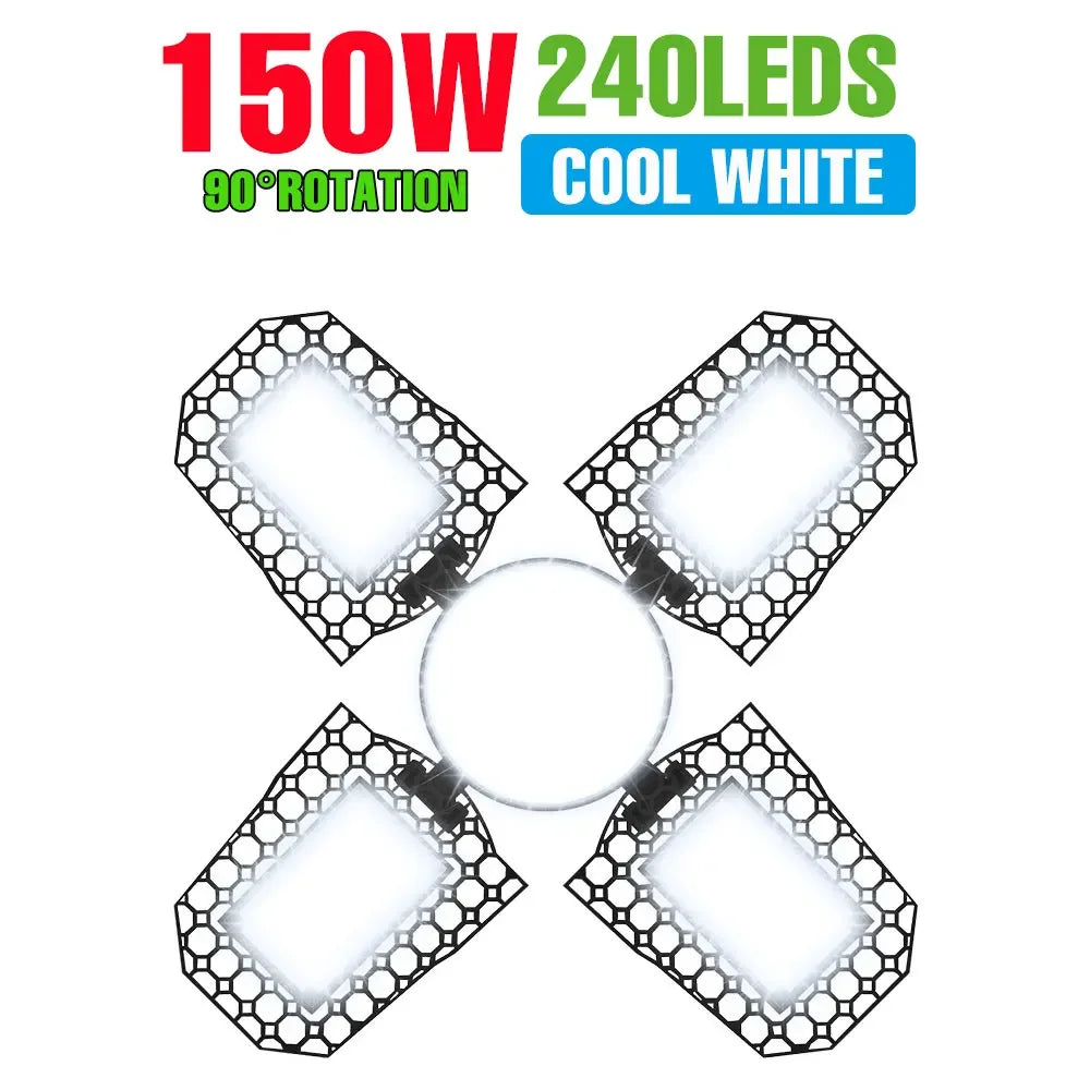 lampe led déformable noir blanche 1000 lumens e27 industrielle moderne