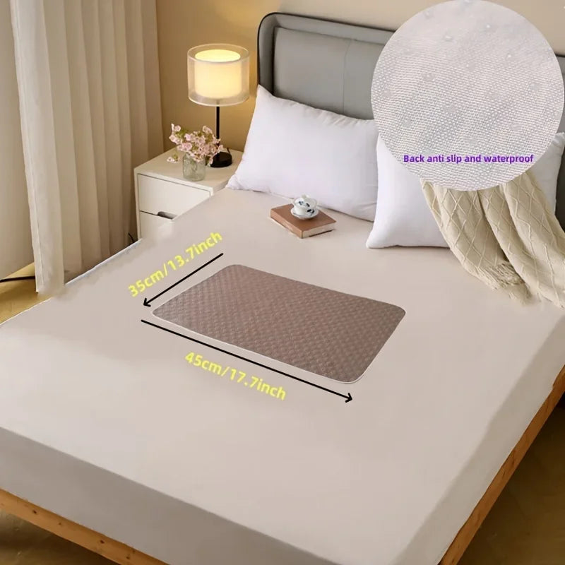 protège matelas gris clair beige texture quadrillée moderne anti fuites taille 80x120cm lavable main