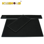 tapis bar silicone perforé noir moderne 30x15cm 30x45cm 60x8cm set 3pcs durable