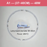 plaque led circulaire blanche ventilateur magnets ruban adhésif moderne
