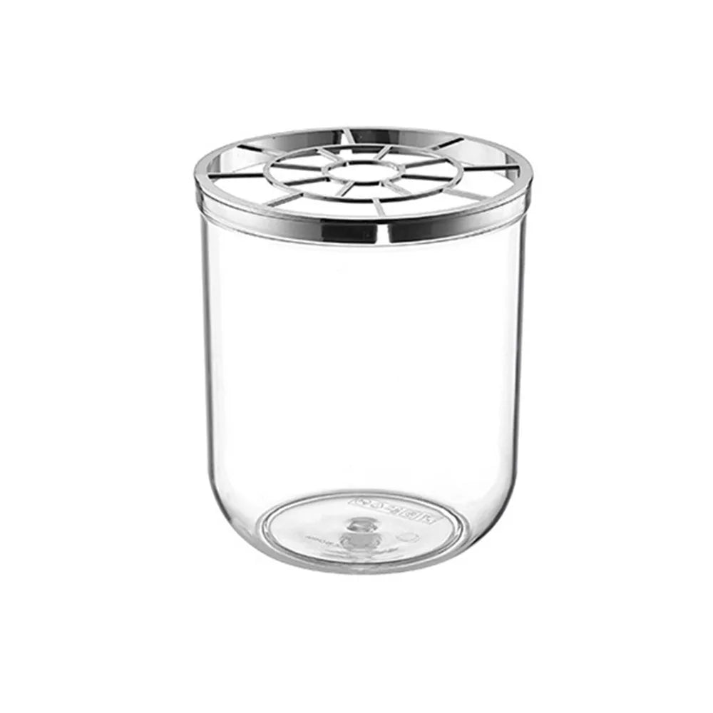 vase transparent moderne pot fleur hydroponie couvercle grille 2600ml 2000ml 1400ml