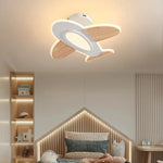 lampe moderne blanche bois contemporain métal éclairage chambre enfant fixations invisible