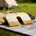 pinceau peinture poils jaunes bois naturel classique boîte peinture bouteille colleUsageIdé
