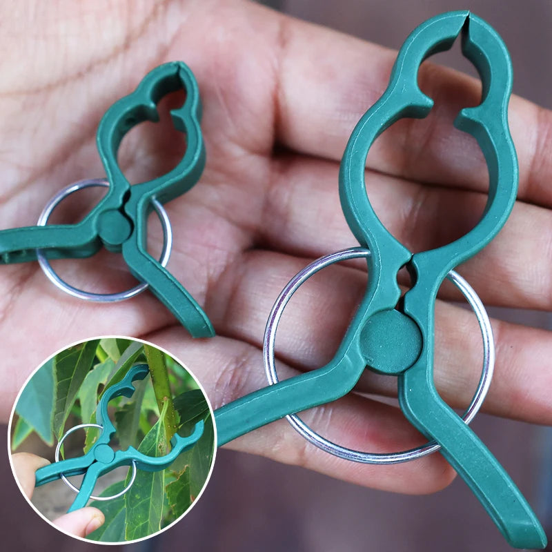 pinces végétaux vertes modernes plastique fixations support plantes 10pcs 20pcs 30pcs 50pcs