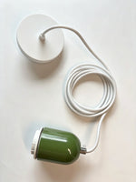 support ampoule suspendu moderne vert rose rouge jaune beige fer câble socle e27 unique