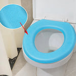 housse siège toilette imperméable lavable couleur rose bleu vert violet moelleuse confortable