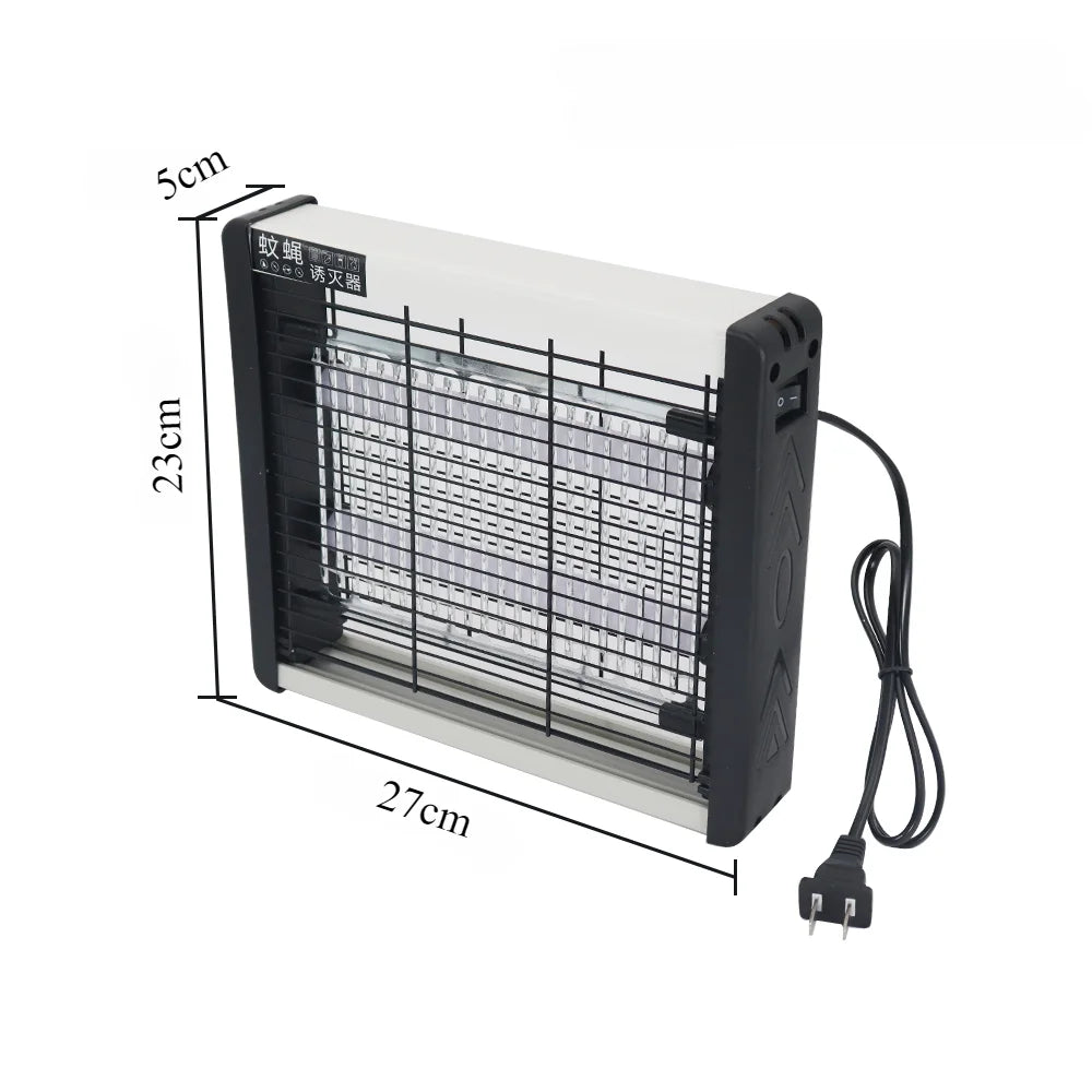 piège insectes anti moustiques uv lumière moderne noir violet grille autonomie chambreintérieur