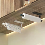 porte serviettes adhésifs moderne noir blanc texture rugueuse serviettes salle bains accessoire hygiène cuisine