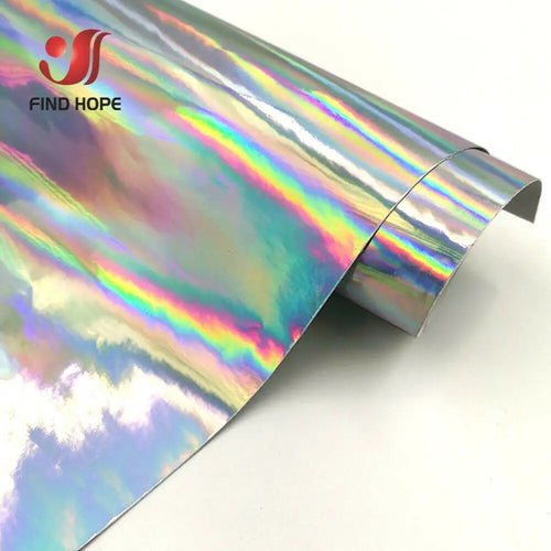 vinyle holographique multicolore rayures argentées adhésif décoration murale vitre fenêtre moderne brillant autocollant pvc