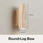 lumière murale moderne minimaliste bois texture naturelle beige clair marron foncé veineuse fixée plaque