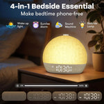 lampe réveil numérique couleurs changeantes moderne écran led texturé sphérique multiple couleursOpaque diffuse lumière