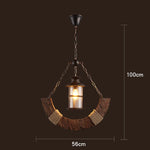 suspension lumineuse bois naturel ampoule filament industriel rustique verre translucide