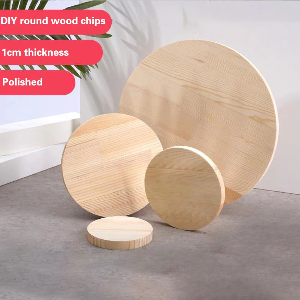 chips bois ronds naturels grain minimaliste decoration artisanale diy peinture intérieure 10cm 12cm 6cm