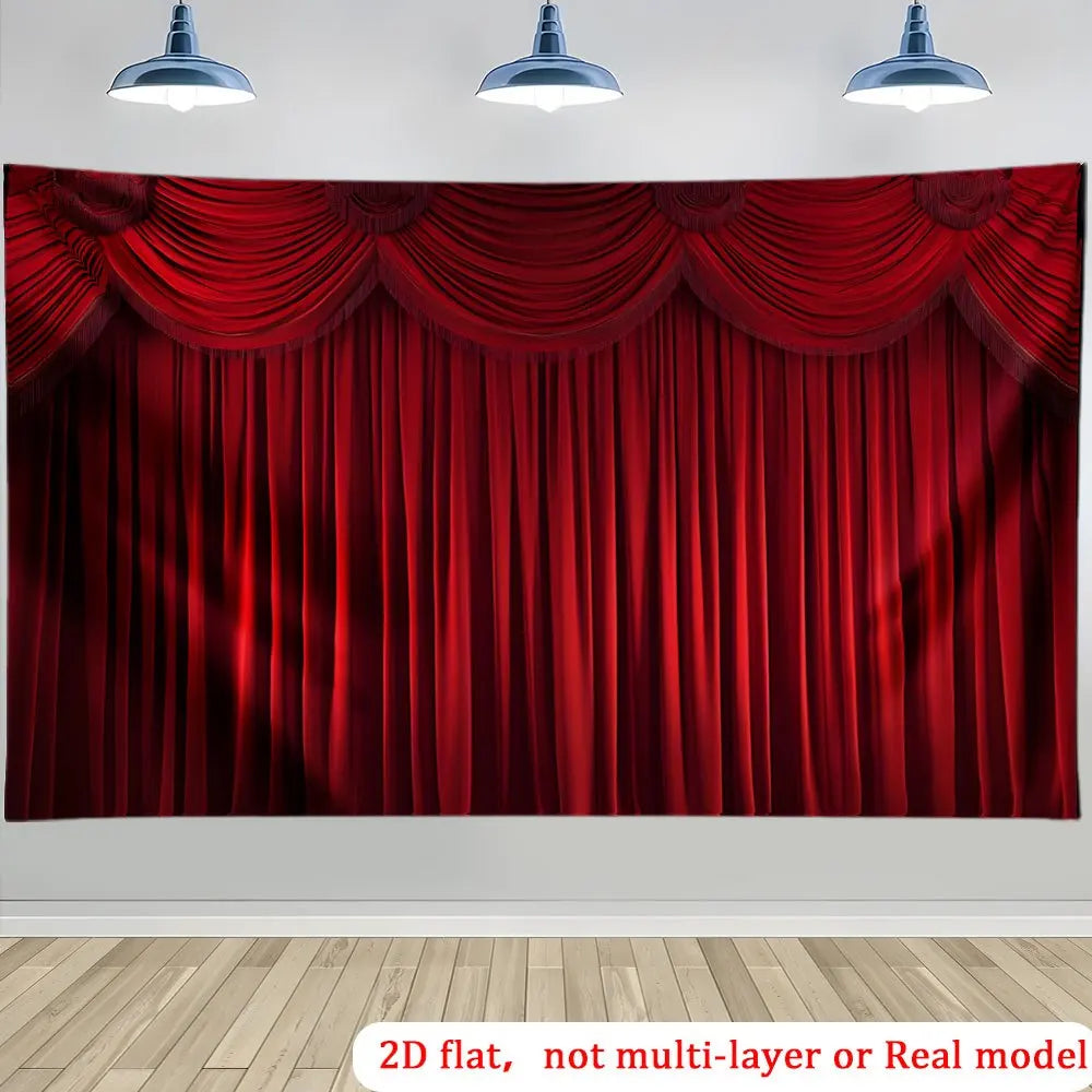 rideau théâtre rouge velours occasion anniversaire mariage événement classique 100x150 210x150