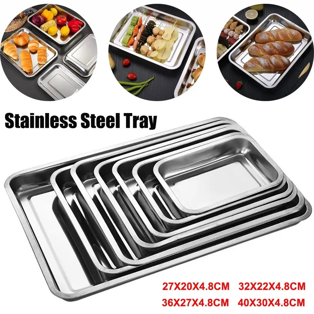 plateau repas moderne argenté lisse brillant utilitaire large dimension multifonctionalité
