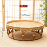plateau rotin tressé beige rustique assiettes incluses pique nique patio durableextérieur naturel