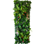 plantes artificielles murales vertes feuilles diverses moderne extérieur accrochables branches fleurs