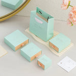 boîtes bijoux élégantes carton vert pastel moderne cadeaux fêtes mariage