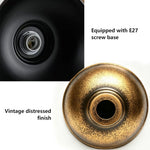 lampe murale industrielle vintage bronze noir étanche éclairage maison E27 LED