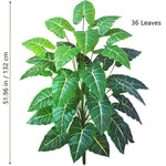 plante artificielle moderne arbre monstera feuilles vertes decoration intérieure pot blanc contemporain exposition maison