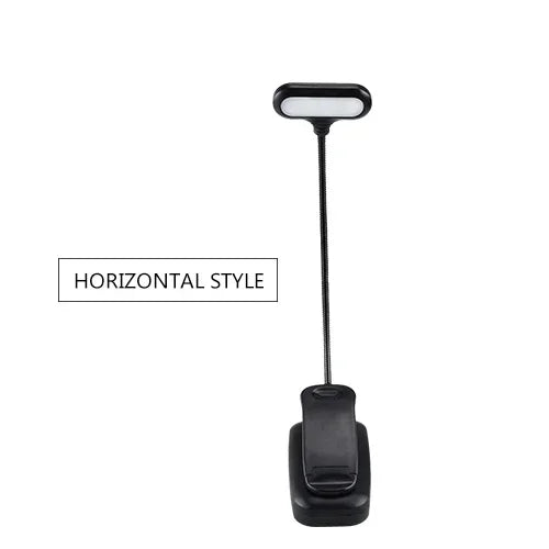 lampe lecture portable led rechargeable pinces ajustables moderne étude bibliothèque veilleuse sans fil table