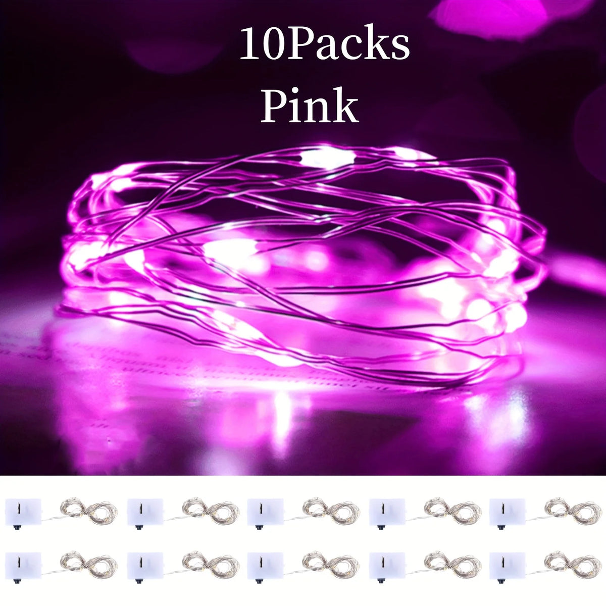 guirlande lumineuse led multicolore blanc vert bleu rose violet adhésive moderne