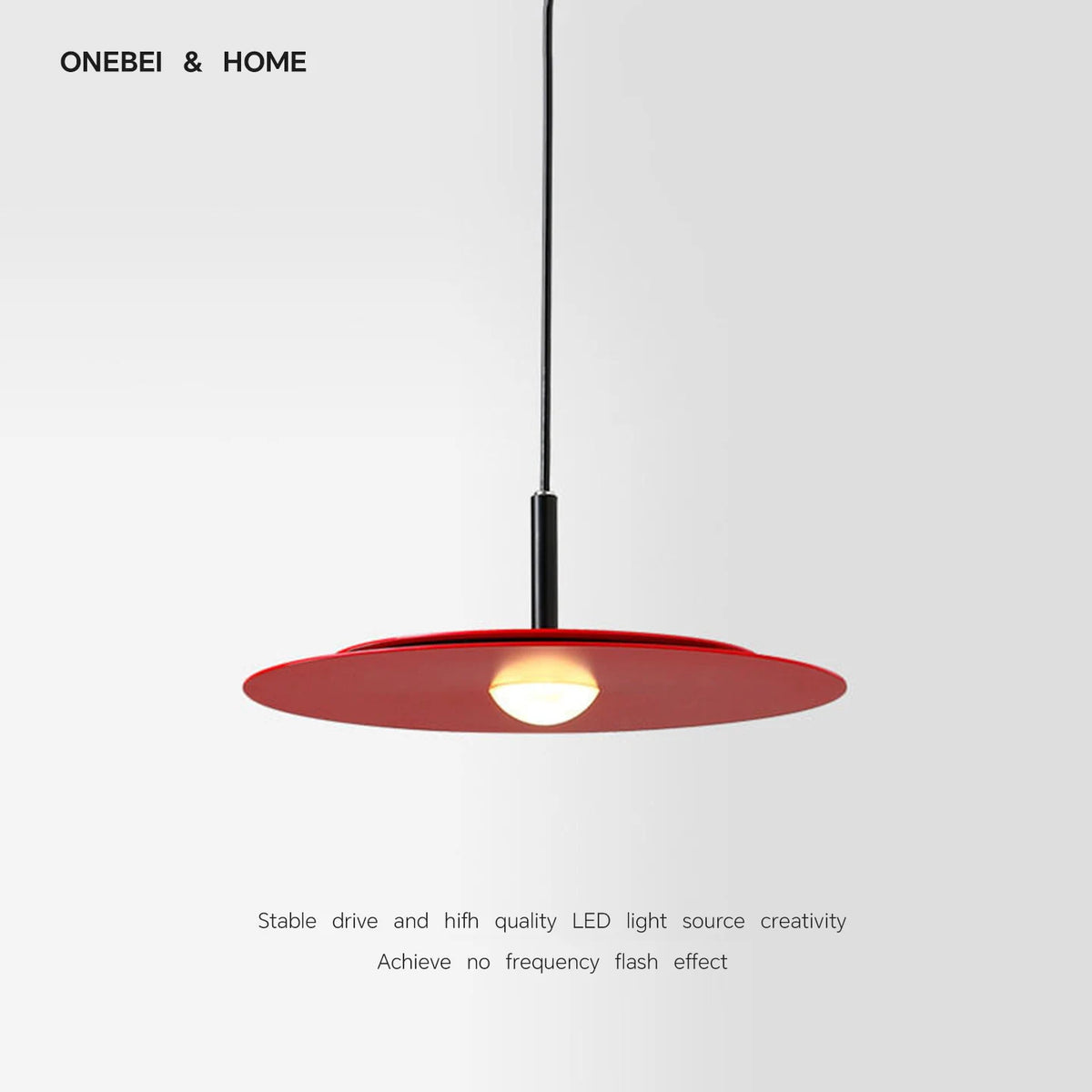 lampe suspendue led rouge noir moderne minimaliste flux lumineux 249 2000versible cuisine restaurant hallhôtel