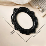 cadres decoratifs noir decorations florales baroque vintage gothique victorien bijoux argents