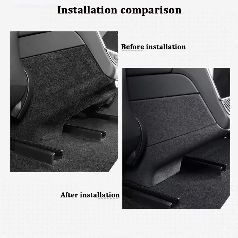 protège accoudoirs arrière pare vent arrière tapis grille d'aération arrière protection anti coup pied