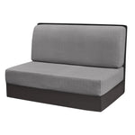 coussin banquette vert tissé motifs géométriques moderne housses extensibles polaire 100 polyestère