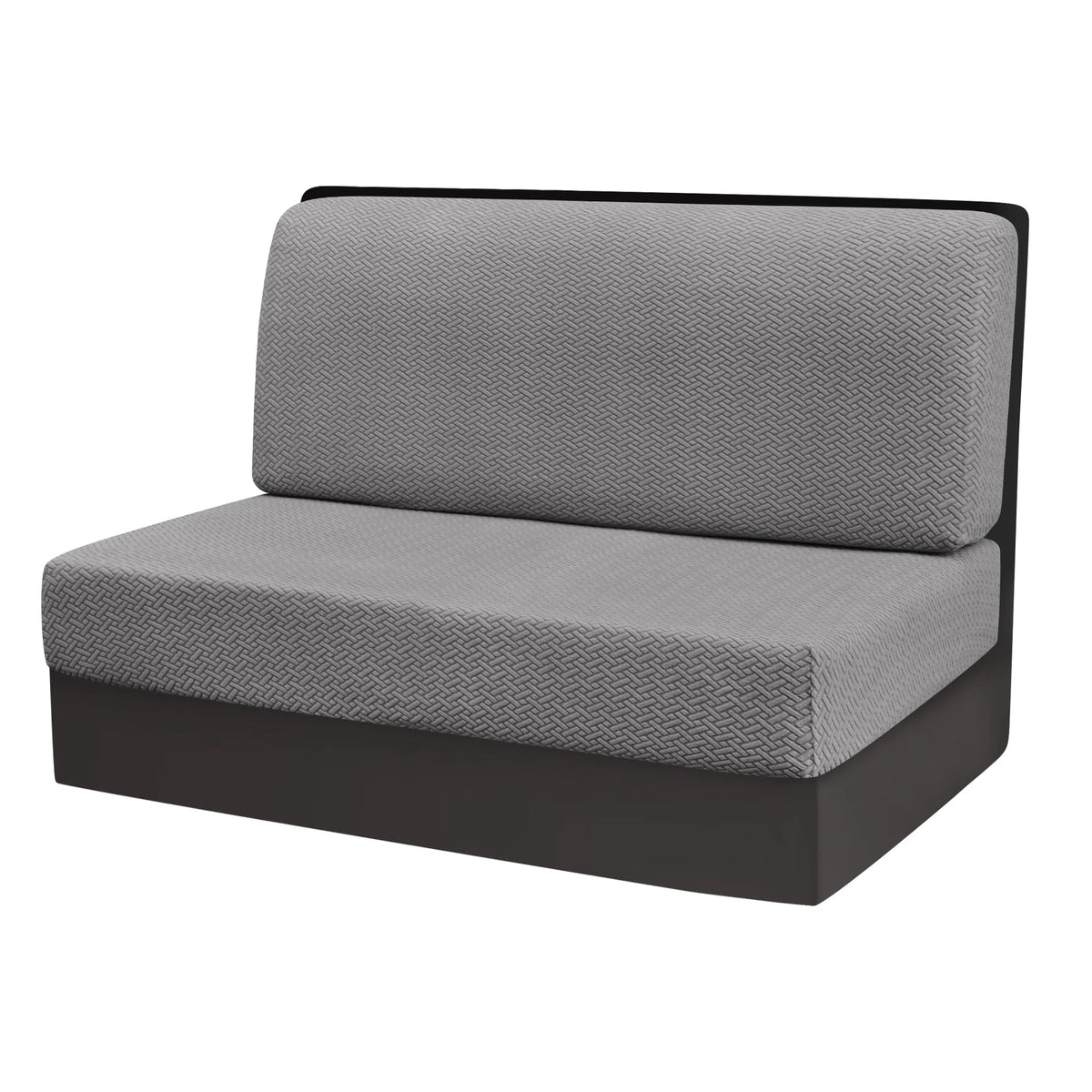 coussin banquette vert tissé motifs géométriques moderne housses extensibles polaire 100 polyestère