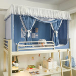 lit mezzanine moustiquaire vert pastel polyester plié anti moustiques extérieur campement moderne douillet uni