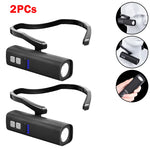 lampe frontale led rechargeable étanche mode moderne bande détachable noir 10w haut moyen bas