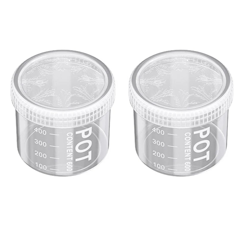 conteneur réfrigerateur transparent moderne 600ml 800ml 1000ml 1500ml scellé réutilisable sans motif