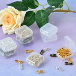 boîtes rangement transparentes plastique clips bijoux transport modernes pratiques petites