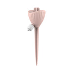 arroseur automatique goutteur lent valve ajustable bouteille universelle moderne bleu clair ridges verticales insertion