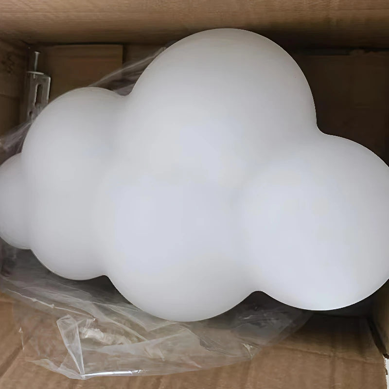 lampe nuage blanc moderne adhésive murale led chambre salon entrée étude