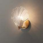 applique murale moderne verre transparent cadre laiton rayures horizontales lumière led 220v 110v