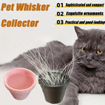 collecteur poils moustaches animaux compagnie pot fleurs support chat décoration collection moderne perforé