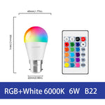 ampoules led rgb blanc multicolore transparentes modernes télécommande e27 e14 gu10
